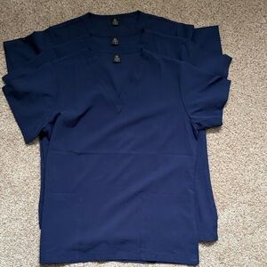 Classic Navy Women's Scrub Top